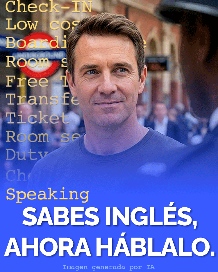 Sabes inglés, ahora háblalo